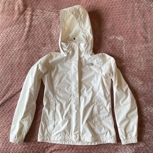 The North Face White Rain Jacket